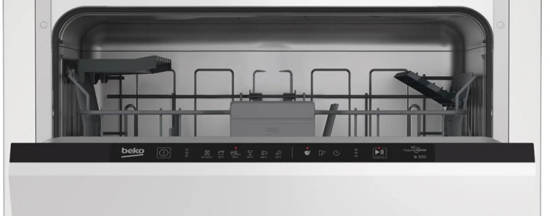 BEKO Built-In Indaplovė BDIN16435, D energijos klasė, savaime džiūsta, LED taškas