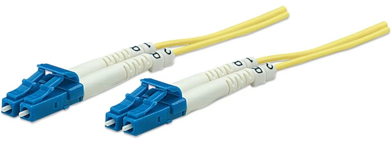 Intellinet Patchcord światłowodowy LC/LC Singlemode OS2 9/125 Duplex 5 m Geltonas (516792)