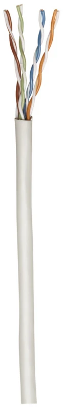 Intracom INTELLINET Cat5e UTP tinklo kabelis masinis kietas 305 m 1000 pėdų 24AWG Pilkas
