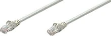 Intracom INTELLINET tinklo kabelis Cat5e U/UTP 0.5m 1.5ft. Pilki RJ-45 Vyriški / RJ-45 Vyriški Paauksuoti kontaktai.