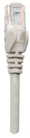 Intracom INTELLINET tinklo kabelis Cat6 U/UTP 10 m pilkas 33 pėd. RJ-45 Vyriški / RJ-45 Vyriški Paauksuoti kontaktai Polibag