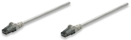 Intellinet 1,5 m Cat6 tinklo kabelis 1,5 m U/UTP (UTP) Pilka