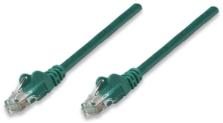 INTELLINET UTP LAN Cat6, kabelis, pleistras, 1,0 m žalias, 342476