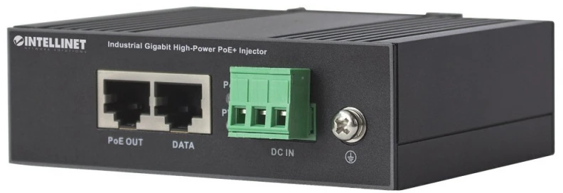 „Intellinet Industrial Gigabit High Power PoE+“ purkštukas, 1 x 30 W, IEEE 802.3at/af