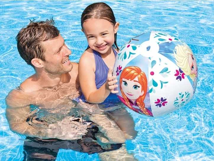 Intex Pripučiamas paplūdimio kamuolys „Disney Frozen“, 51 cm skersmuo, „Bestway 58021“