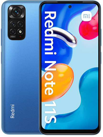 Išmanusis telefonas Xiaomi Redmi Note 11S, 6+128GB, saulėlydžio mėlynos spalvos