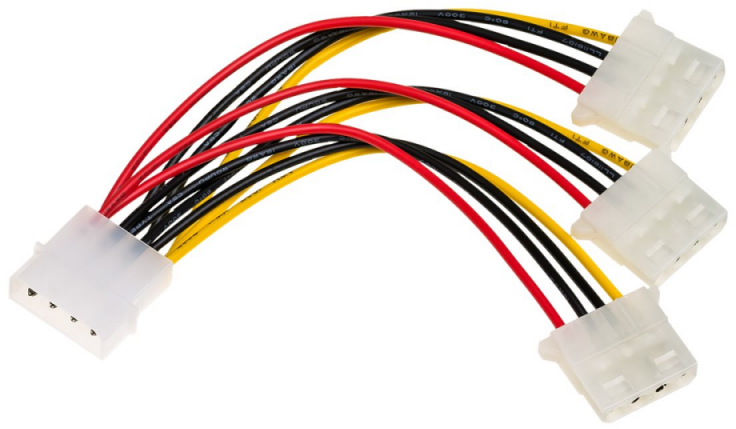 Akyga AKY AK-CA-40 Adapteris Molex /3x Molex