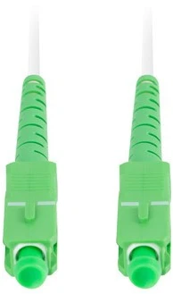 LANBERG šviesolaidinis patchcord SM SC/APC-SC/APC simplex 5m LSZH g657a2 3.0mm baltas