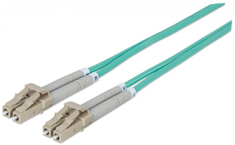 Intellinet Techly 10m LC/LC 50/125 optinio pluošto kabelis Mėlyna
