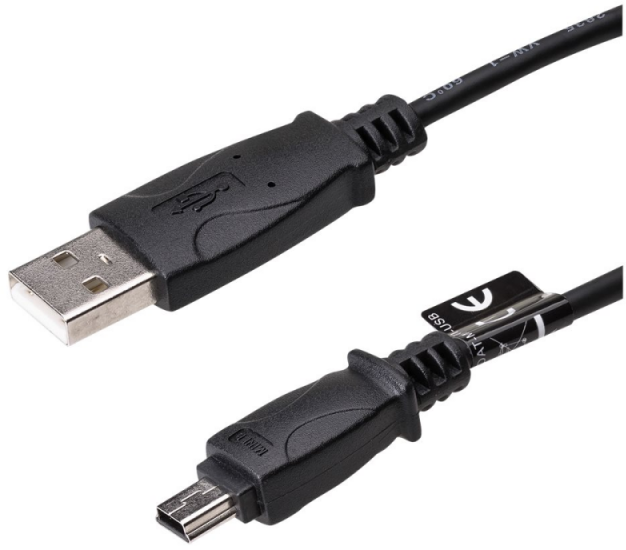 Akyga kabelis USB AK-USB-22 USB A (m) / mini USB B 5 kontaktų (m) ver. 2,0 1,0 m