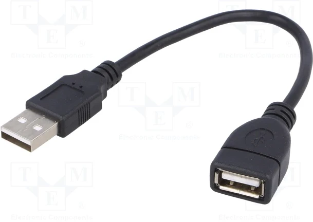 Adapteris Akyga AK-USB-23 iš USB į OTG 0.15M juodas