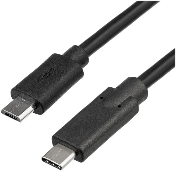 MicroUSB 2.0 laidas - USB 3.1 tipo C Akyga - 1m
