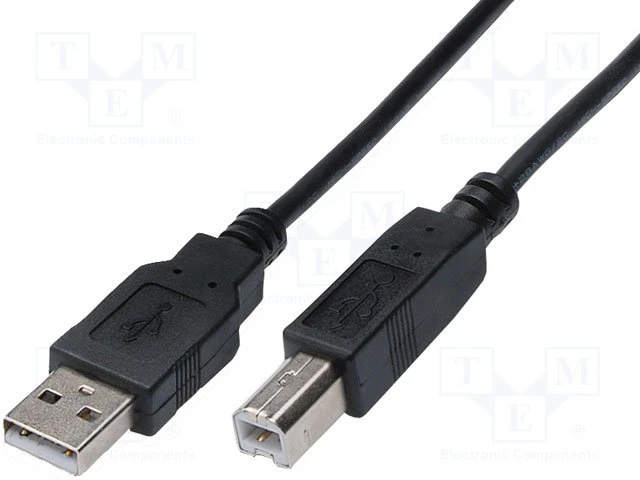 Assmann Electronic DIGITUS USB jungties kabelis tipas A - B M/M 3.0m USB 2.0 tinkamas bl