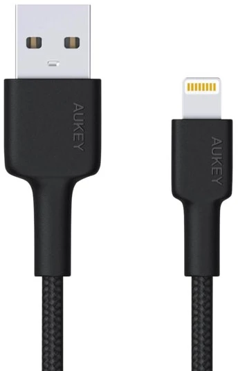 Maitinimo laidas Aukey CB-AL05, Lightning/USB-A, 2 m