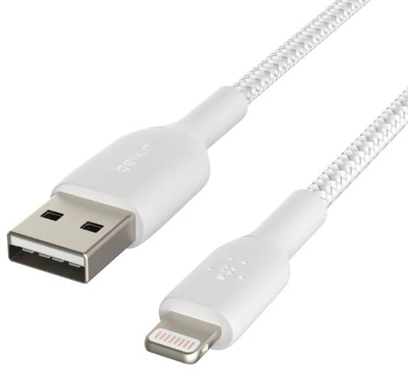 Belkin CAA002bt0MWH BOOST CHARGE™ Lightning įkroviklis su USB-A laidu, 0,15 m, baltas