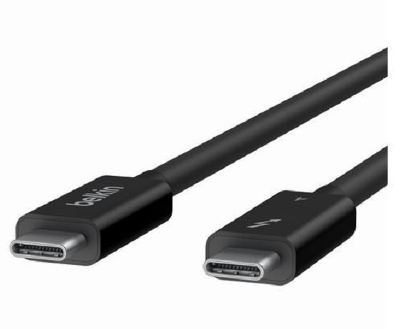USB-C kabelis - Belkin 2m 40gbps juodas