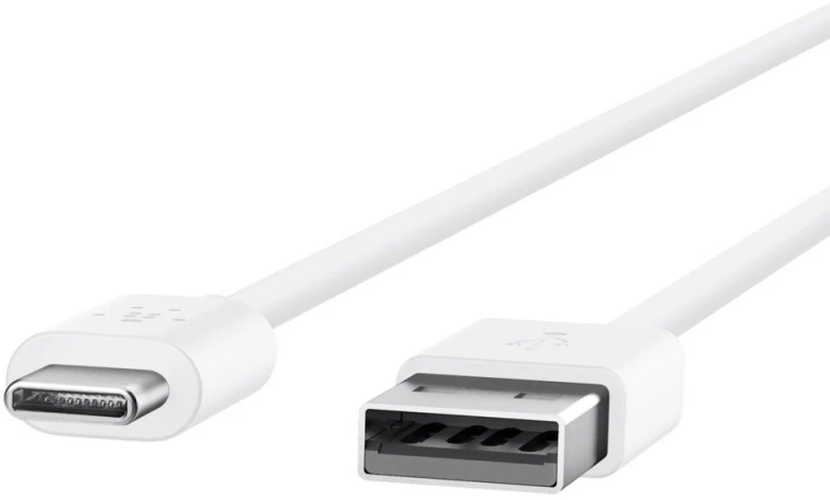 BELKIN BOOST CHARGE USB-A TO USB-C CABLE, 2M, Baltas