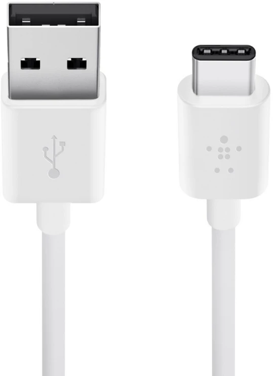 BELKIN BOOST CHARGE USB-A TO USB-C CABLE, 2M, Baltas