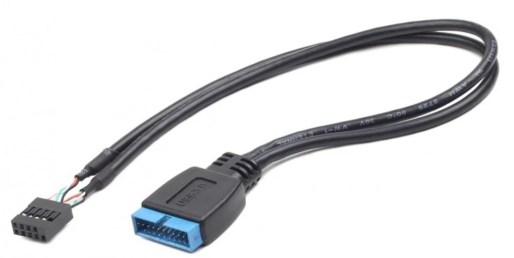 GEMBIRD adapteris USB 3.0 (FP) - USB 2.0 (MB) 30 cm