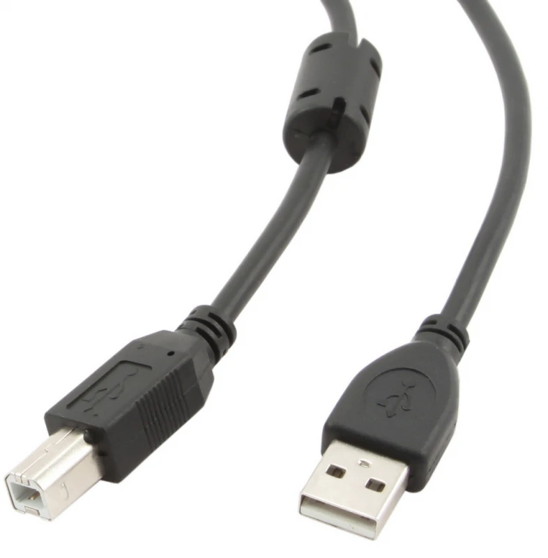 Gembird USB 2.0 A-kištuko B-kištuko 3 m (10 pėdų) kabelis su ferito šerdimi | Cablexpert