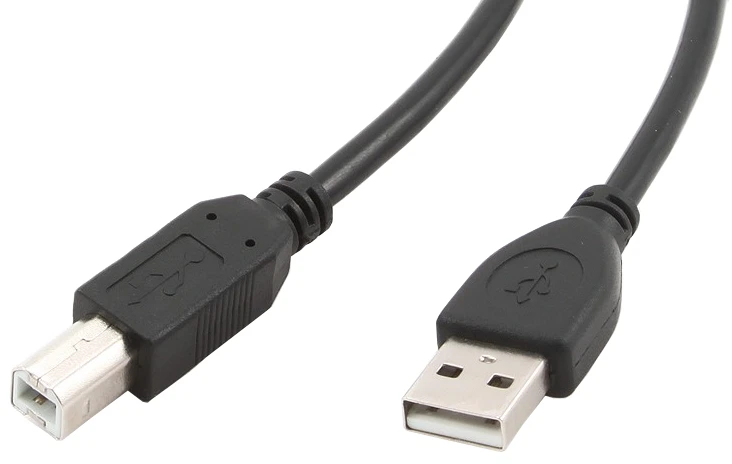 GEMBIRD CCP-USB2-AMBM-10 USB 2.0 A- B 3m cable juodos spalvos