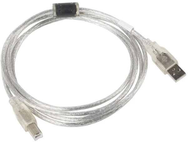 LANBERG CA-USBA-12CC-0030-TR kabelis USB 2.0 AM-BM su fermatomu 3m