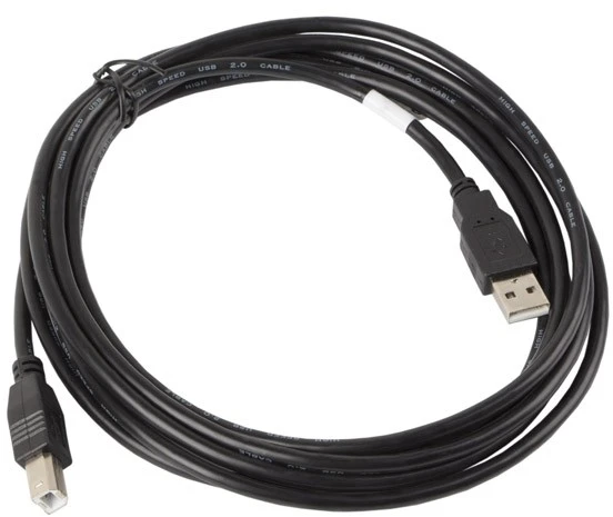 LANBERG CA-USBA-10CC-0018-BK cable USB 2.0 AM-BM 1.8m juodas