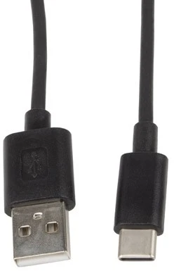 LANBERG CA-USBO-10CC-0018-BK cable USB 2.0 Type-C M -AM 1.8m juodas