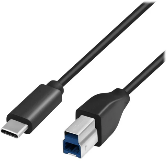 LOGILINK CU0163 LOGILINK – USB 3.2 Gen1x1 laidas, USB-C kištukinis lizdas iki USB-B kištukas, 2 m