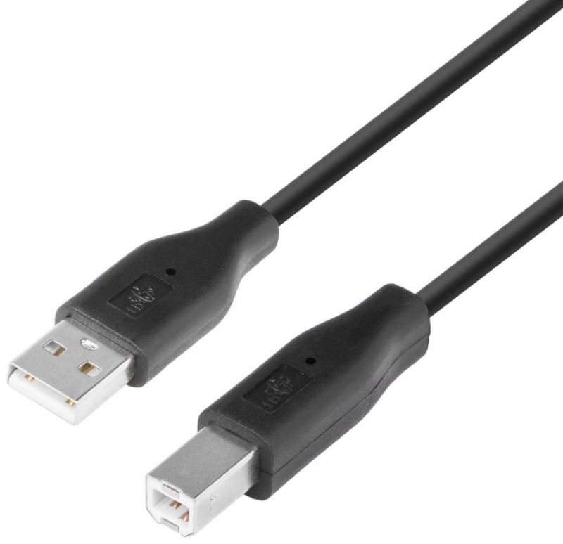 Maitinimo laidas TB AKTBXKU1PABW18B, USB A/USB B, 1.8m