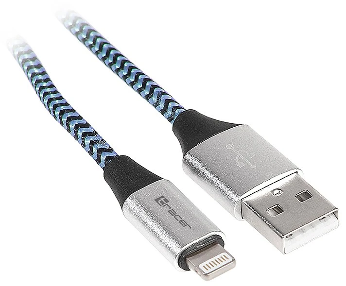 Kabelis. Tracer USB 2.0 Iphone AM 1m juodas