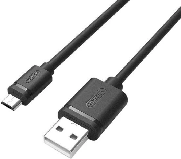 UNITEK Y-C454GBK Unitek USB kabelis USB 2.0 mikro USB M/M, 0,5 m Y-C454GBK