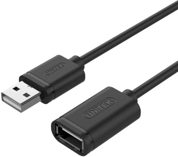 UNITEK Y-C449GBK Unitek USB plėtinio keitiklis USB2.0 AM-AF, 1,5m Y-C449GBK