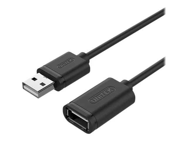 UNITEK Y-C428GBK Unitek USB plėtinio keitiklis USB2.0 AM-AF, 1,0m Y-C428GBK