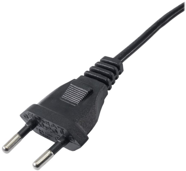Akyga AK-RD-04A maitinimo laidas nešiojamam kompiuteriui 2 kontaktų IEC C7 / CEE 7/16 Europlug 0,5 m