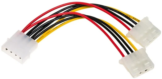 Akyga Oem Molex maitinimo laidas 2x Molex - 15cm