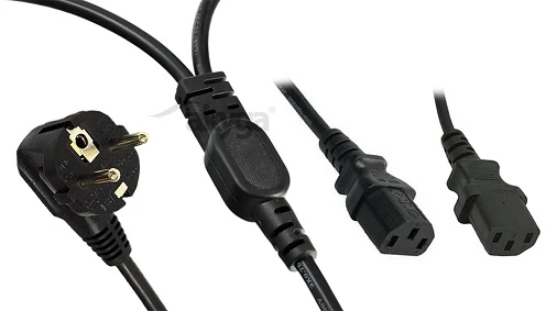 Akyga AK-PC-04A CCA CEE 7/7 / 2x IEC C13 skirstytuvas 1,8 m