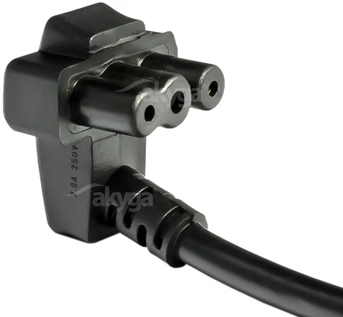 Akyga maitinimo kabelis Akyga AK-NB-02A maitinimo laidas, skirtas Dell 1,5m IEC C5 250V / 50Hz nešiojamam kompiuteriui - AK-NB-02A