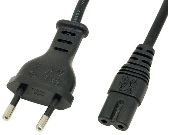 Gembird Cablexpert | Maitinimo laidas (C7), patvirtintas VDE | PC-184-075-1.8M | Juodas | CEE 7/16 į C7