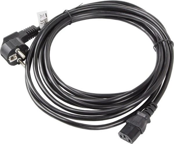LANBERG CA-C13C-11CC-0050-BK maitinimo kompiuterio kabelis VDE CEE 7/7-> C13 5m