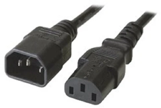Goobay MANHATTAN 352673 Manhattan Prailginamasis maitinimo laidas IEC320 C14 to C13 10A 1m juodas