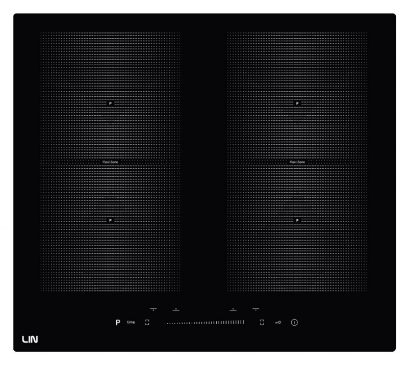 Indukcinė Kaitlentė - LIN LI-B47222 7200W 4 Zonos, Juoda