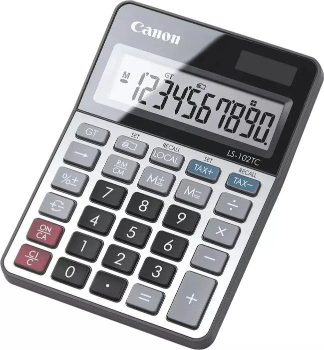 Canon LS-102TC stalinė skaičiuoklė su 10 skaitmenų ekranu