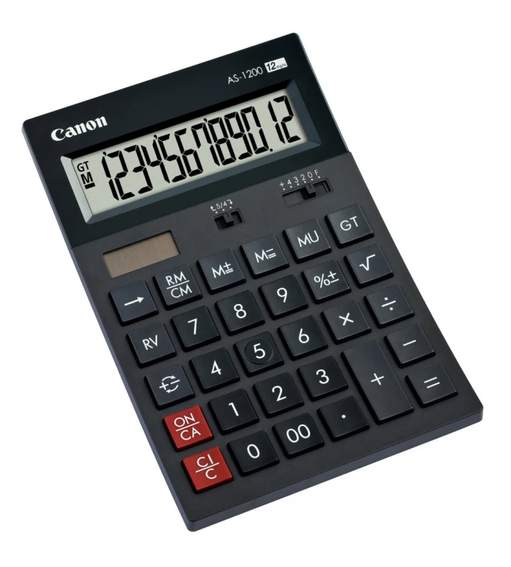 Canon AS1200HB skaičiuotuvas Desktopas Pagrindinis skaičiuotuvas Pilka
