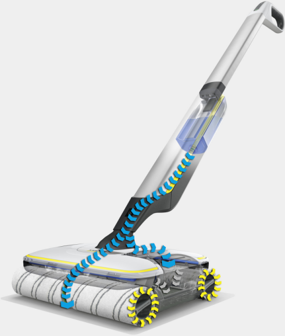 Dulkių siurblys Kärcher grindų valytuvas FC 7 Cordless Premium, baltas