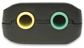Intracom MANHATTAN Hi-Speed USB 3-D garso adapteris su mikrofono įvesties ir garso išvesties jungtimi per bet kurį USB prievadą 3D ir virtualų 5.1 erdvinį garsą