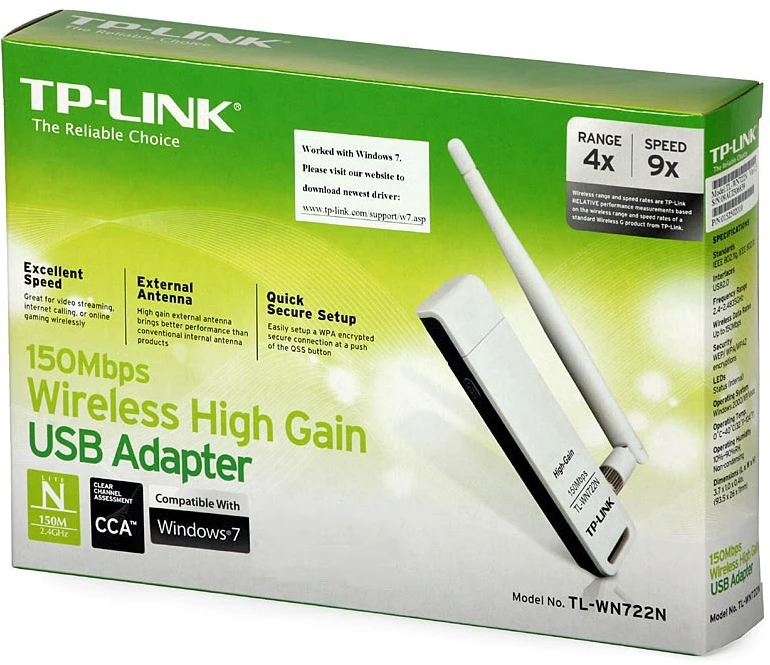 TP-LINK 150M WLAN USB didelės spartos atmintinė