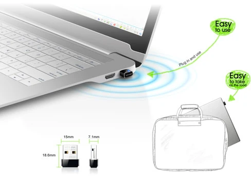 Bevielis adapterisTP-Link / TL-WN725N
