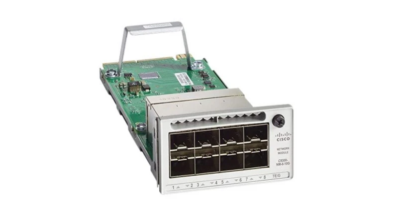 Šakotuvas Cisco CATALYST 9300 8 X 10G/25G - TINKLO MODULIS SFP+/SFP28