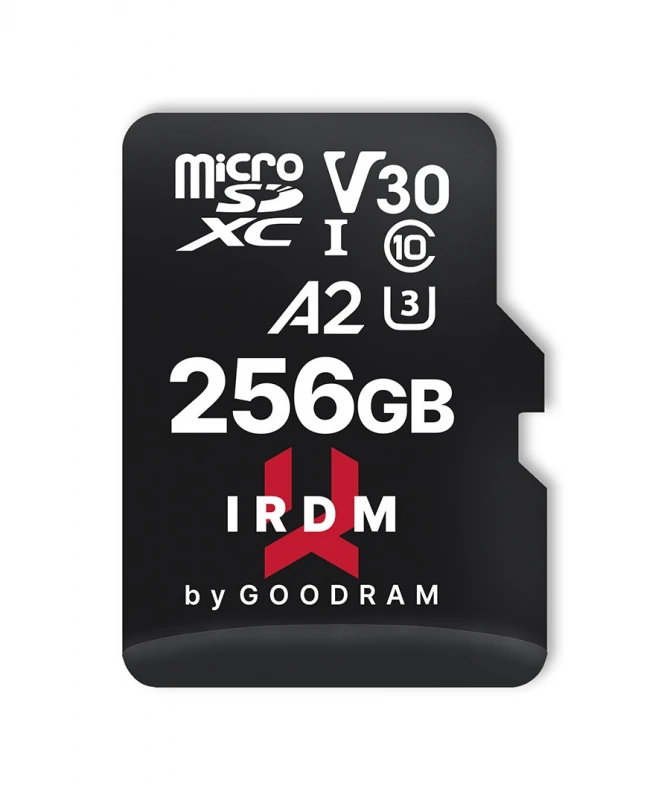 GOODRAM atminties kortelė IRDM 256GB UHS I U3 A2 + Adapteriai